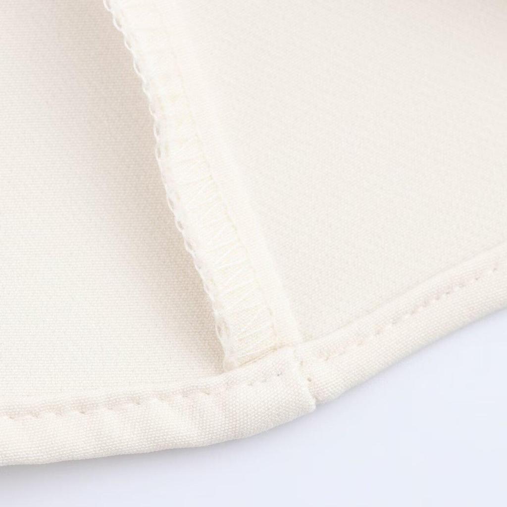 Spring 2025 Women's European & American Style Slimming Padded Shoulder Short Dress