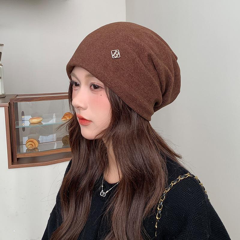 Dui Dui Hat Autumn and Winter Loose Windproof Warm Ear Protection Big Head Circumference Small Face Small Breathable Confinement Hat