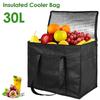 Bolsa Térmica Cooler Portátil de 30L à Prova de Vazamentos, Bolsa para Entrega de Comida, Bolsa Térmica Dobrável para Piquenique, Praia, Acampamento, Viagem de Trabalho