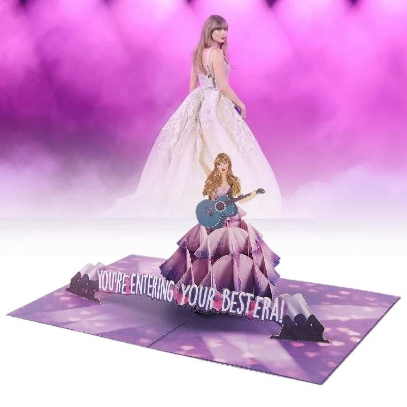 Swift Birthday Taylor Greeting Card Souvenir Collapsible Paper Material Gifts