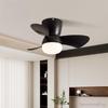 24 Inches Six-speed Electric Ceiling Fan Light Nordic Dining Room Ceiling Fan Light Lamp Frequency Conversion Chandelier Fan