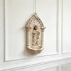 Resin Catholic Sant Judas Tadeo Holy Water Font for Entrance Home Wall Hanging Religious Gift Sant Jude Holy Water Font