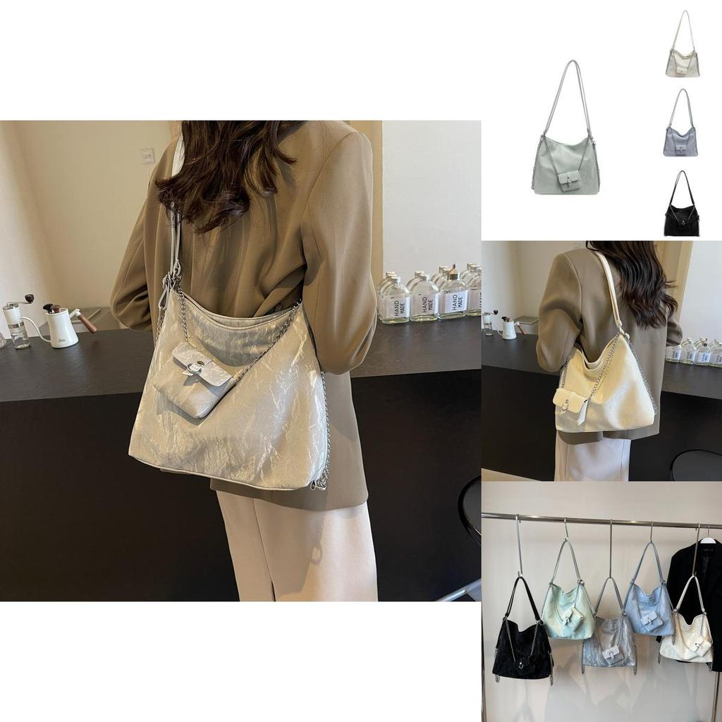 Trendy Pu Leather Shoulder Bag For Women 2024 New Large Capacity Daily Tote