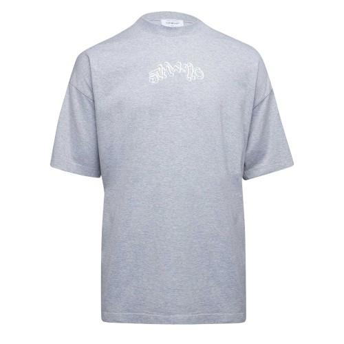 Off White Mens Hl_Music Graphic Print Regular T-Shirt
