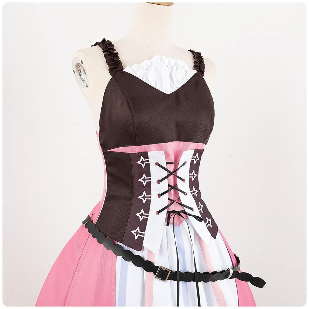 Uma Musume Wonder Acute Cosplay Halloween Anime Competizione Outfit Rosa [Milky Time]