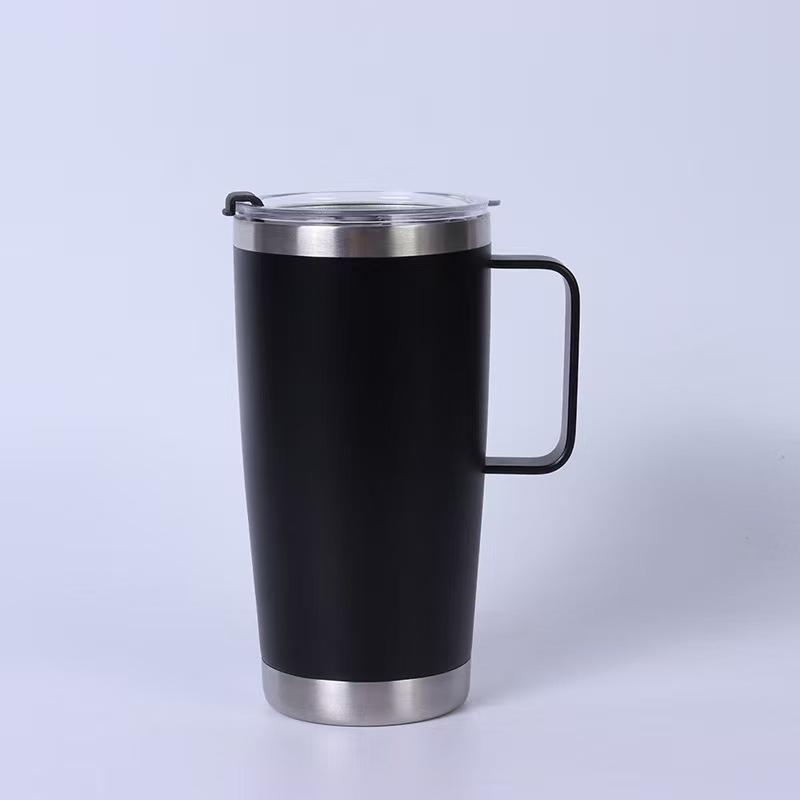 20oz Multicolor Double-Wall 304 Stainless Steel Car Thermos with Lid