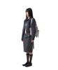 Iuga Makaras Belted Bag Midi Skirt (Dark Gray)