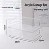 Transparent Acrylic Cosmetic Storage Box for Desktop and Skincare Essentials