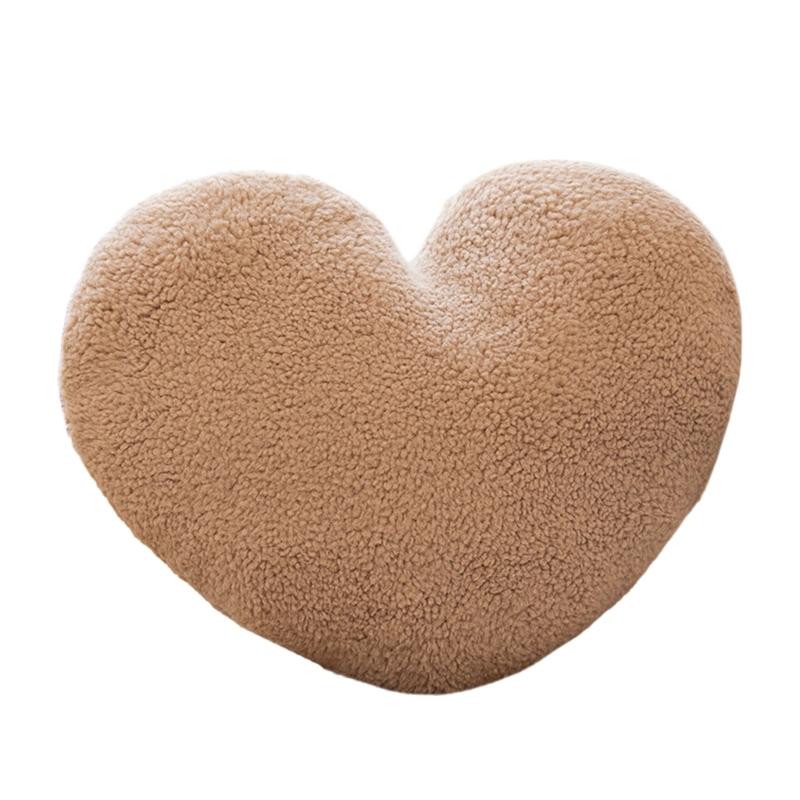 Romance Love Shape Pillow With High Resiliences PP Cotton Filling Ideal for Lounges Bedroom Decoration
