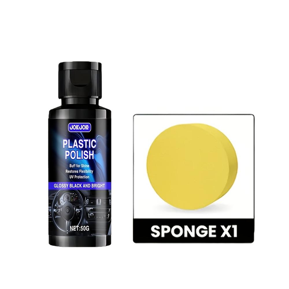 

JOKJOK Восстановитель пластика и усилитель блеска - Формула с защитой от УФ-лучей, сохраняющаяся 2-3 года, Устойчив к царапинам и пыли, Осветляет белый пластик