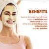 Jovees Herbal Apricot Honey Peel Off Mask 100g For Pore Tightening Skin Nourishment Radiant Complexion All Skin Types Paraben Free Alcohol Free