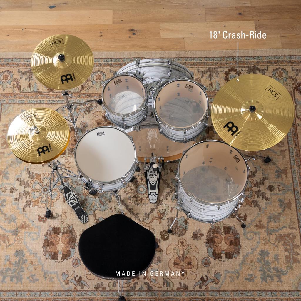 MEINL Cymbals Meinl HCS Series Crash Ride Cymbals Crash Ride HCS18CR 18" []