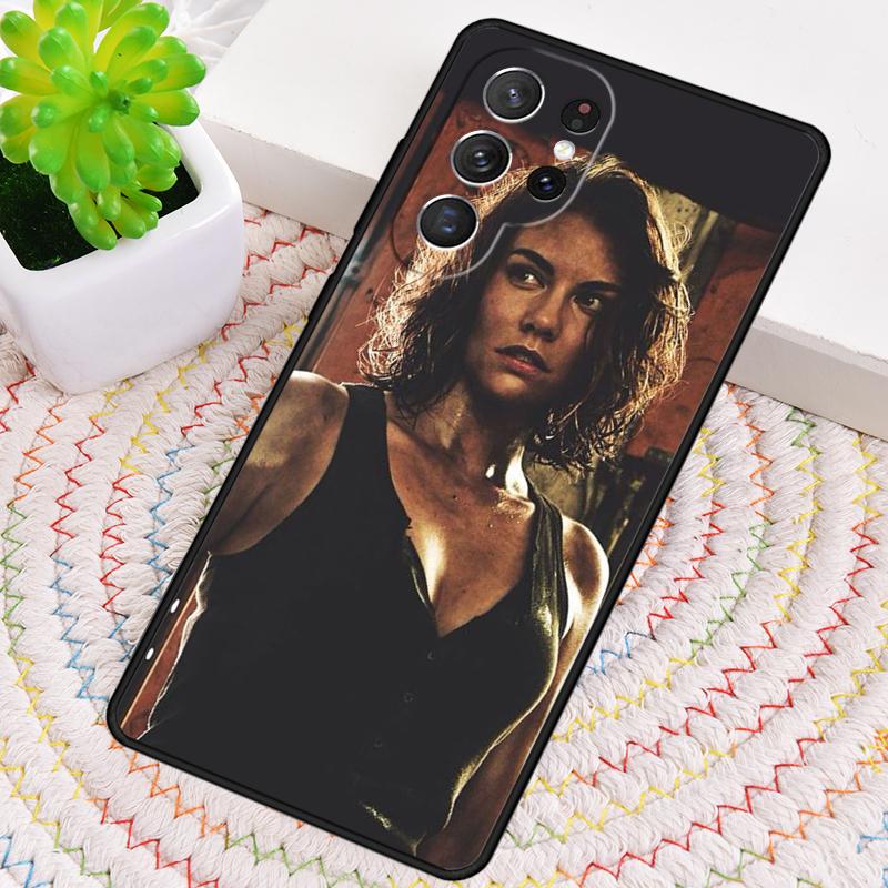 Glenn Maggie The Walking Dead Silicone Phone Case For Samsung Galaxy note 10 pro S26 S24 S23 S22 S21 Plus S25Ultra Capa Cover