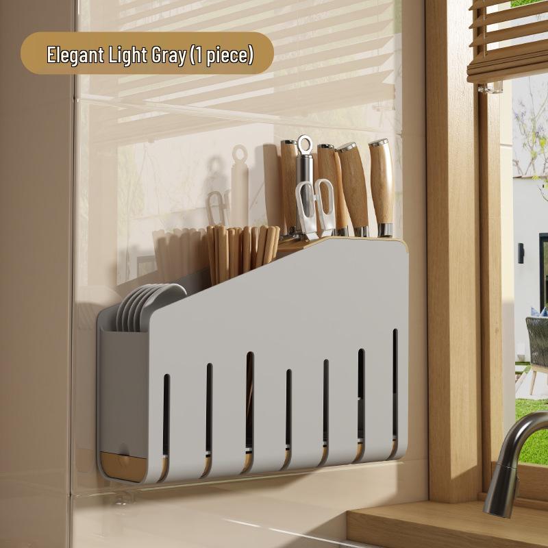 Luxury Kitchen Organizer: Multifunctional Utensil Rack for Chopsticks, Cutlery, Knives, and Spoons
