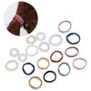 18pcs Spiral Hair Ties Band Kit Traceless Girl High Elasticity Rope Telephone Wire for Ponytail