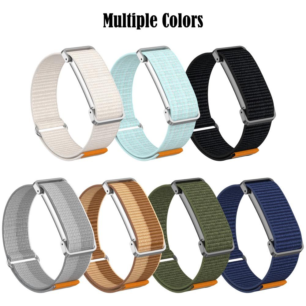 Bandă Reglabilă din Nailon Împletit pentru Google Fitbit Air Soft Respirabilă Curea Sport Brățară Confortabilă pentru Tracker Fitness