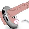 50mm Male Chastity Cage Metal Cock Ring Screw Scrotum Restraint Ring Sex Tool for Men Delay Ejaculation Penis Stretcher Sex Toys