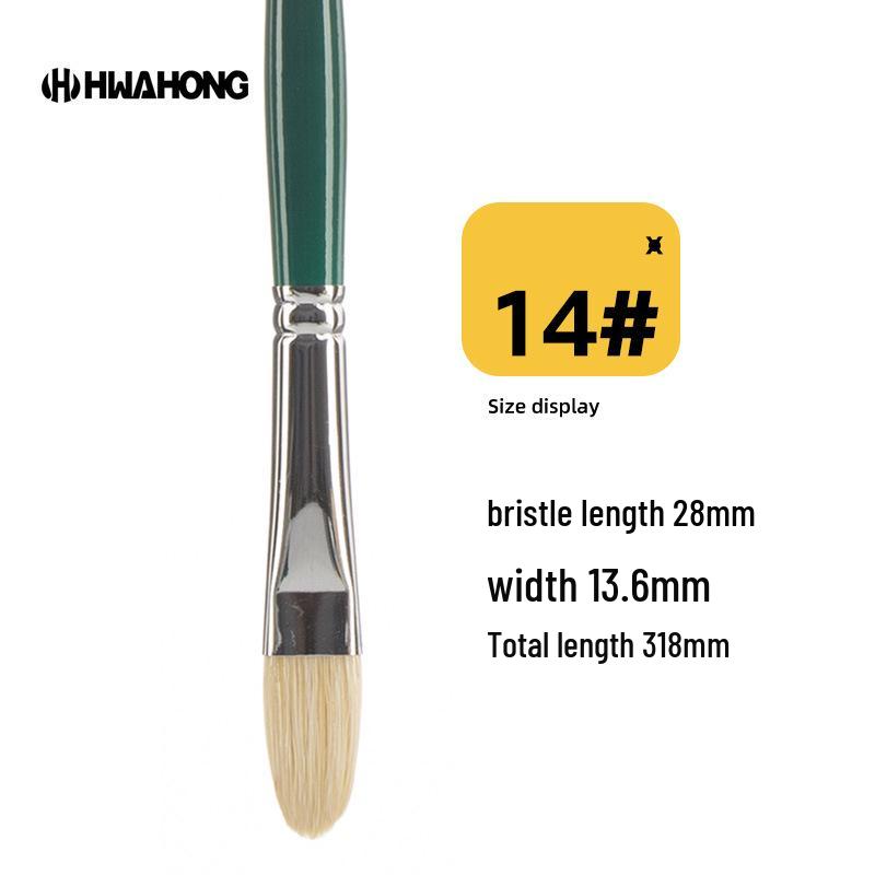 Koreanischer Hwahong 808 Serie Borstenpinsel für Öl-, Wasserfarben-, Gouache- und Acrylmalerei