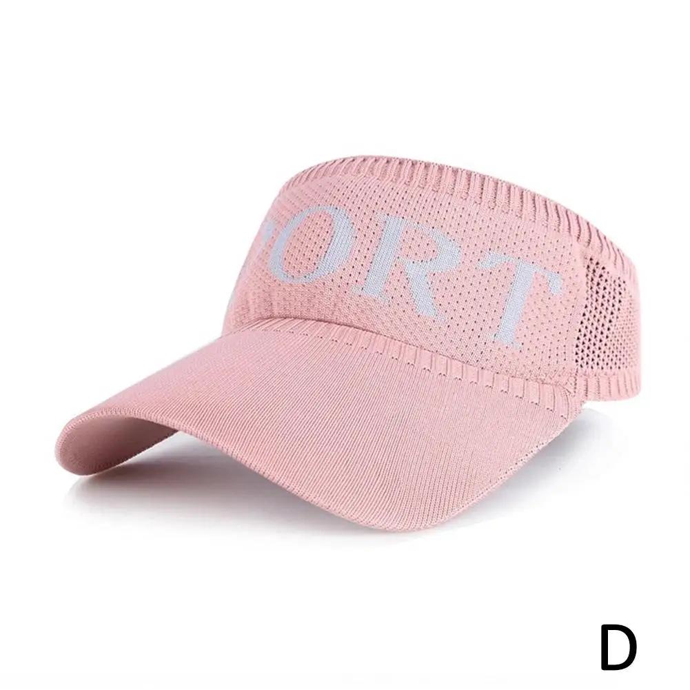 Sun Hat Women Baseball Cap Summer White Sun-Proof Caps Hat Tennis Empty Outdoor Sport Seaside Visors Golf S7F3