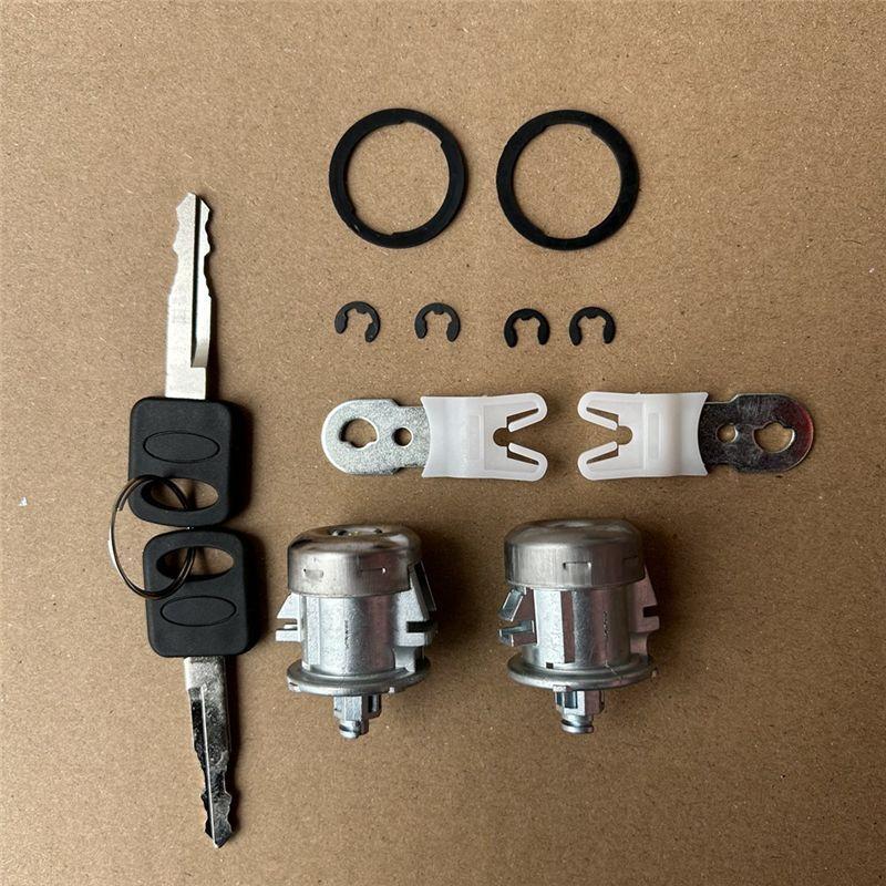 Authentic Car Door Lock Door Lock Cylinder & Keys For Ford F150 F350 F2501997-1999 Super Duty 7C3Z1521990A