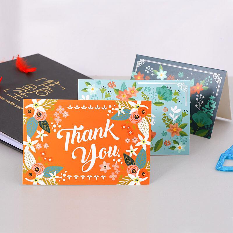 Korean-Style Thank You & Holiday Greeting Card with Free Shipping