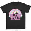 Alpha Male Unicorn Tee Rainbow Graphic Tees Funny T-Shirts Women Fashion Hip Hop Men Tops Cotton Unisex Aesthetic Clothing