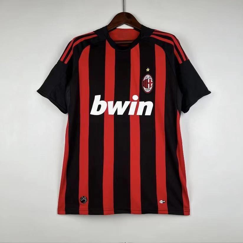 AC Milan Jersey Collection: Home & Away with Kaka & Ronaldo, 06/07 - 13/14
