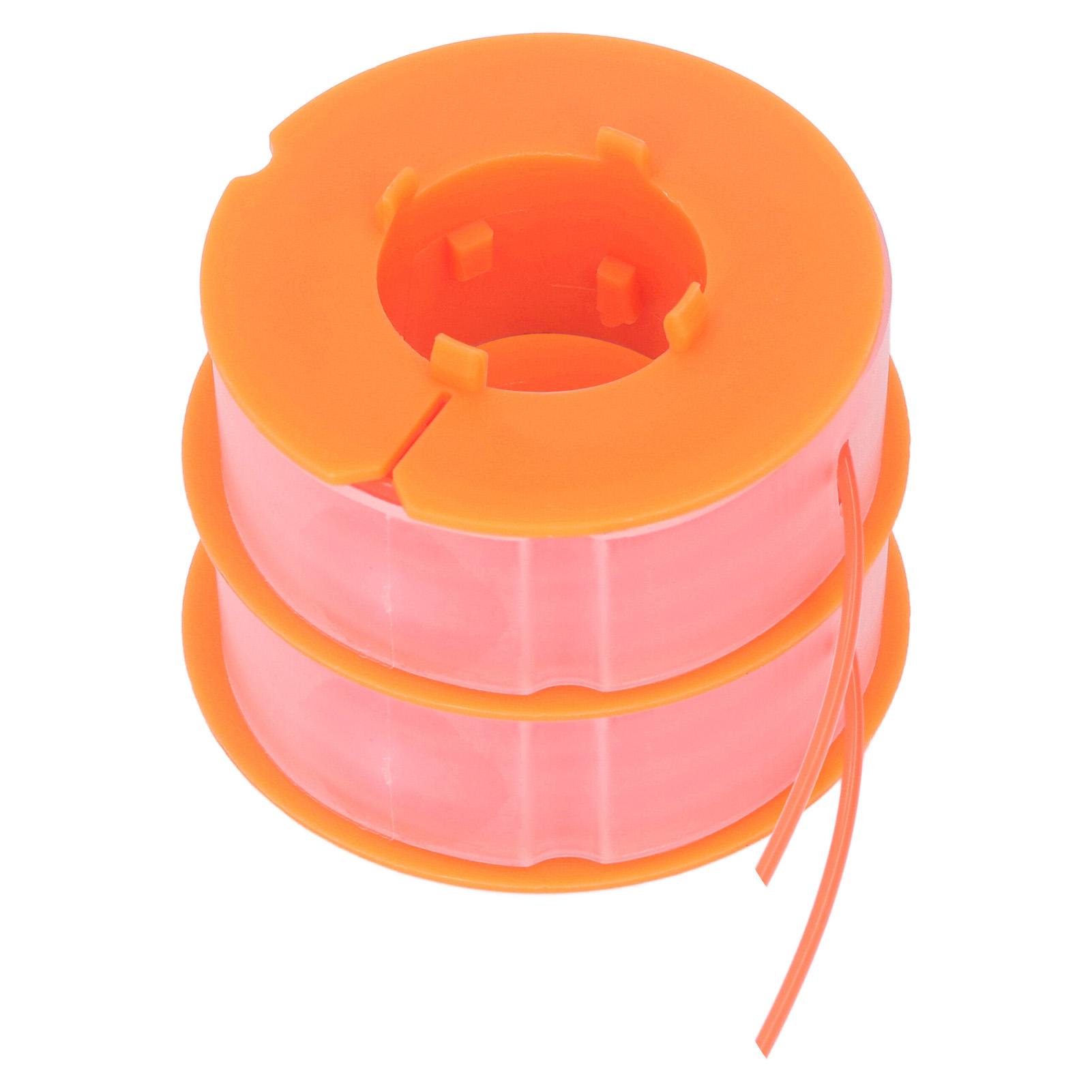 

2Pcs Lawn Mower Spool Line Nylon Trimmer Accessories Replacement Fit for BOSCH ART 30 ART 30FA Orange оранжевый