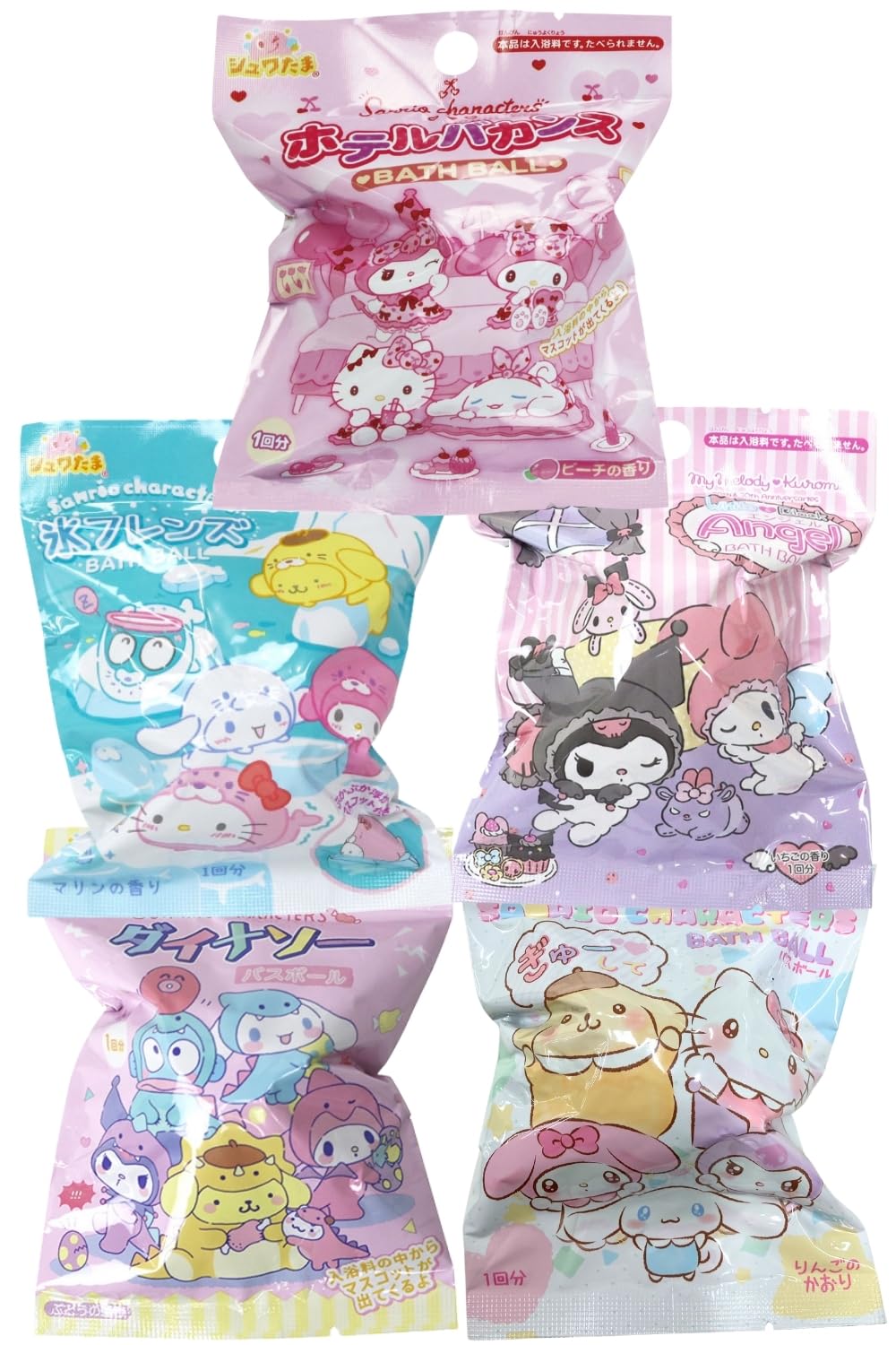 

Случайные соли для ванны Sanrio Bath Schwarztama для мальчиков и подарочные шарики из лимитированной серии Lucky, предложение ограничено по времени, набор из 5 штук, ассортимент, для детей, для девочек, набор,