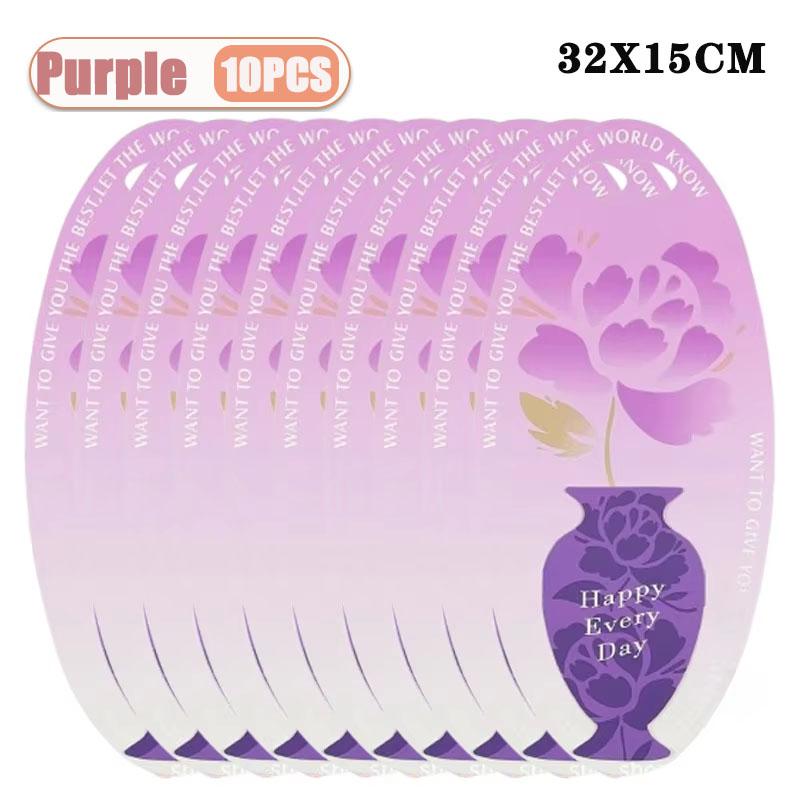 Foldable Valentine Flower Bouquet Box Simple Elegant Design Handheld Easy Carry for Wedding Home Party Romantic Gift