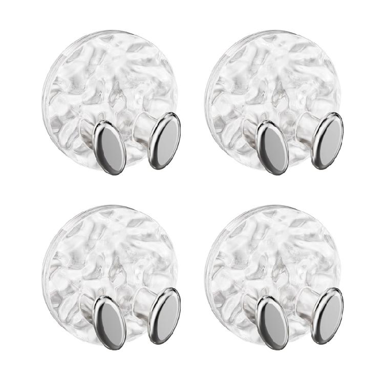 

4 Pack No Drill Adhesive Cord Hooks Invisible Wall Organizers Adhesive Cord Clip For USB Chargers Power Strips Desk Use срібний