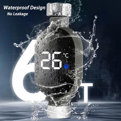 Schwarzes Badezimmer LED-Display 0℃~99℃ Zuhause Wasser Dusche Thermometer Wasser Genaue Temperaturmessung Smart Meter Badezimmerausstattung