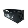 Compact, Wall-mounted Desk Mailbox Made of [material Name], Space-saving, Rustic Style, Lightweight,