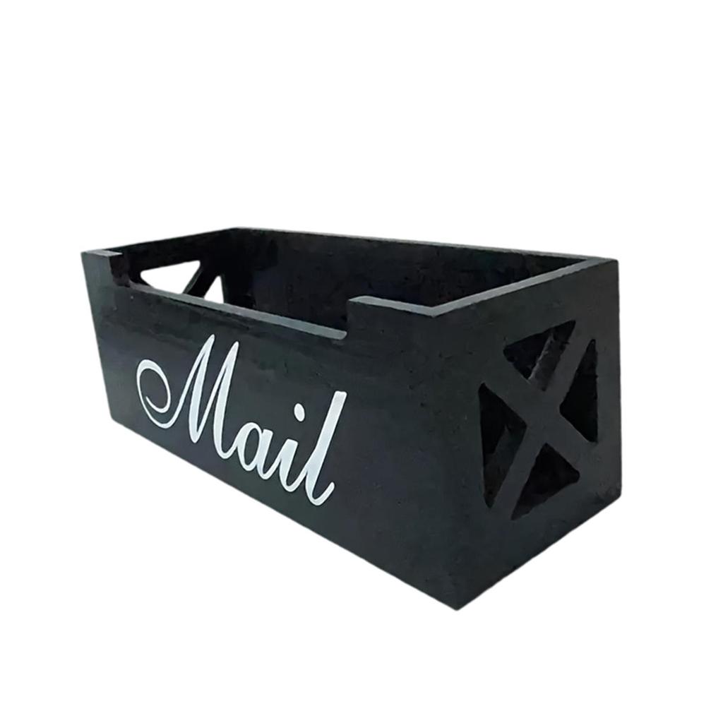 Compact, Wall-mounted Desk Mailbox Made of [material Name], Space-saving, Rustic Style, Lightweight,