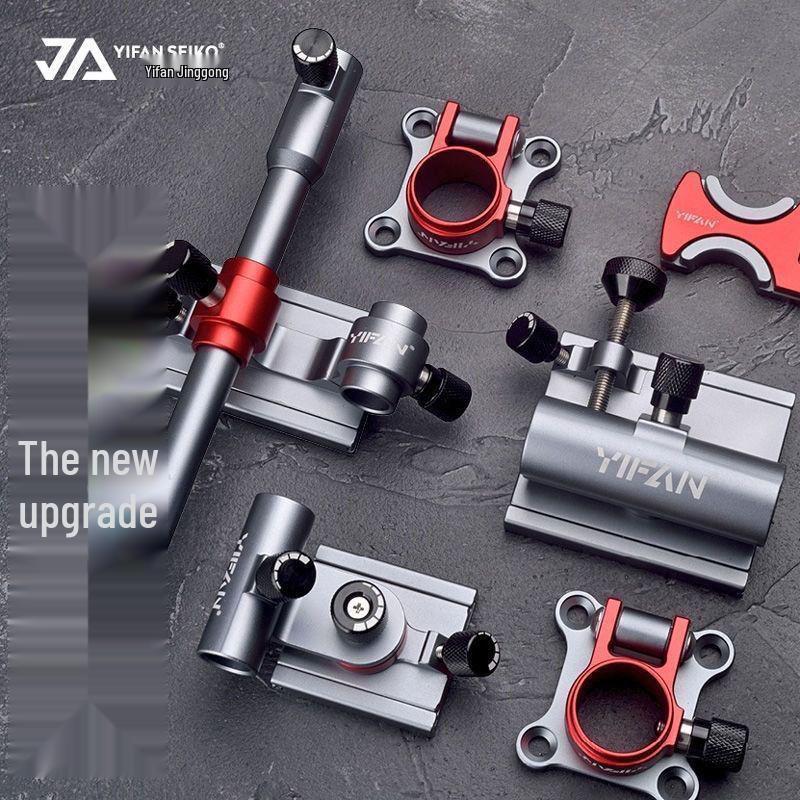 3-Piece Fishing Accessories Set: Aluminum Rod Pod Holder, Umbrella Holder, Fish Keeper, Bait Holder.