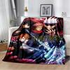 3D Jujutsu Kaisen Anime Cartoon Itadori Yuji Soft Flannel Blanket,Throw Blanket Comfortable Blanket for Picnic Beds Sofa Home