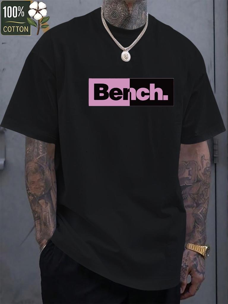 Mens heavyweight 100 cotton graphic tshirt lightweight and breathable comfortable casual wear trendy machine washable