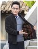 Men's Corduroy Velvet-Lined Jacket for Middle-Aged and Elderly - Autumn/Winter Warmth