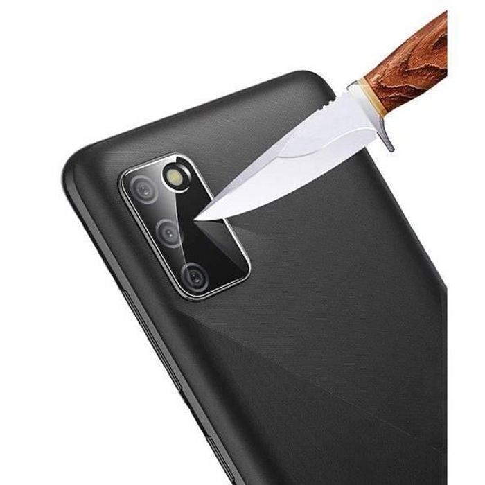 Protection Caméra en Verre Trempé - BOOLING - Compatible Samsung Galaxy A02s - Lot de 2 - Anti-traces - Résistant aux chocs