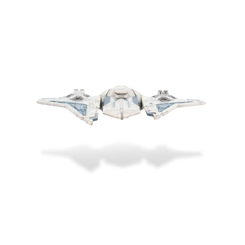 Star Wars Micro Galaxy Squadrons Bo-Katan's Gauntlet Fighter (Armada Edition) - 5-inch Vehicle with Rotor Blades and 1-inch Microfigure Accessories.