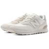 New Balance Nb 574 Comfortable Versatile Shock Absorption Low Top Casual Shoes Unisex Sneaker White Gray Brown U574NBS