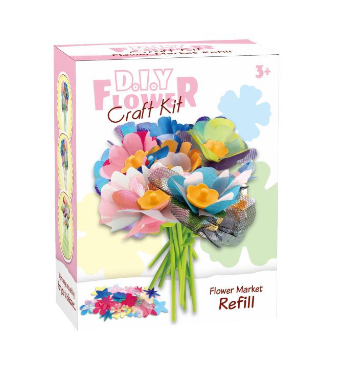 DIY Embossing Machine: Children's Handmade Fabric Flower Bouquet Toy Set (Ages 3-6)