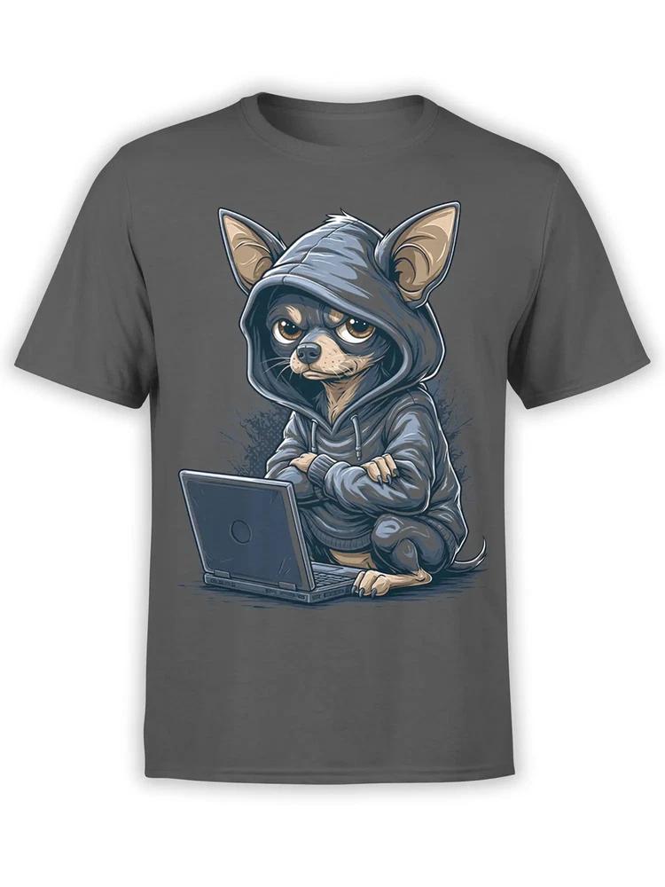 Code Chihuahua Programmer Dog Tshirt Unisex S