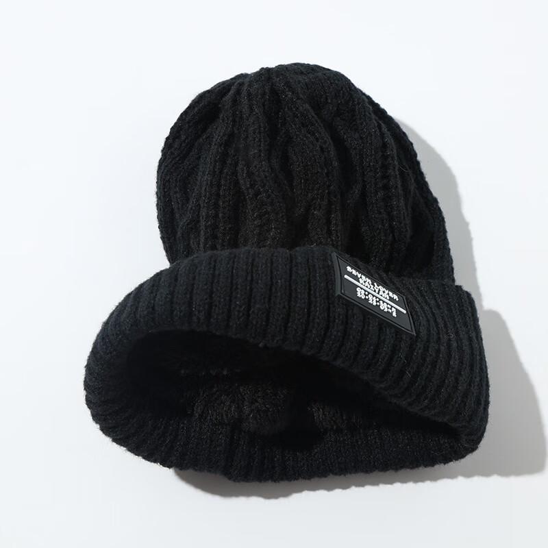 

Теплая вязаная зимняя шапка Fenglan с защитой ушей