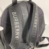BURBERRY 8016109 Bicolor logo backpack bag Backpack Nylon Black/White