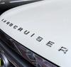 1pcs 3D ABS for LANDCRUISER LAND CRUISER car Letter XSBE6 Front Head Hood Bonnet Emblem Rear Tail Bumper Trunk Sticker Badge Styling