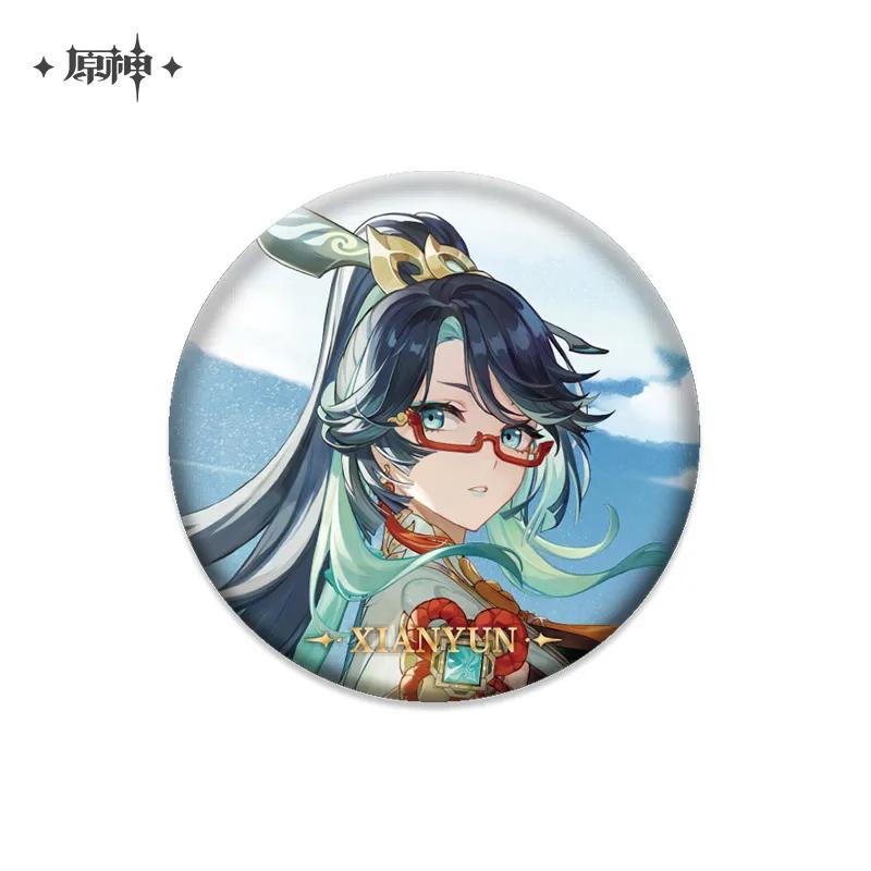 Sunsyea Genshin Impact Official Merch miHoYo Original Theme Series Badge Vol.4 Alhaitham Kaveh Furina Arlecchino