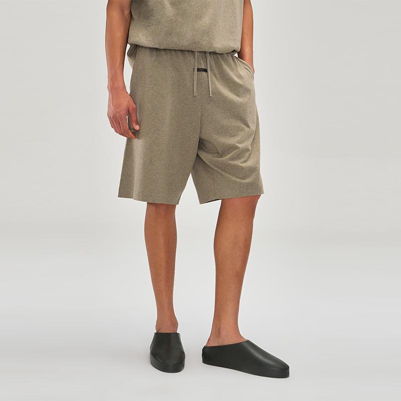 Fear Of God Essentials Basketball Jersey Short Homestead Heather Men shorts 160SP254613F