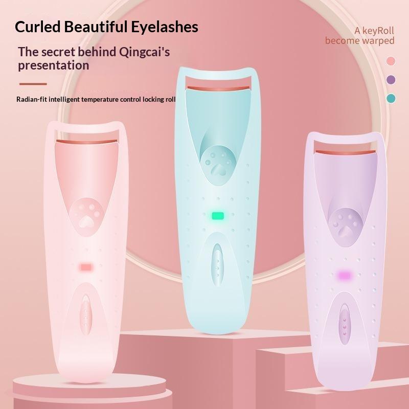 Electric Heated Eyelash Curler Beginner Friendly Long Lasting Fast Heating Lash Clip for Women Makeup