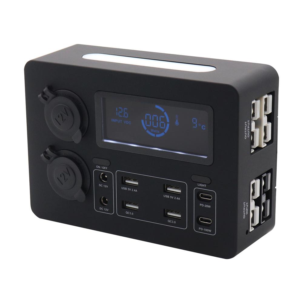 12V Power Distribution Box with USB-C for Car/Boat/RV